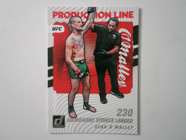 2022 Panini Donruss Production Line #8 Sean O'Malley