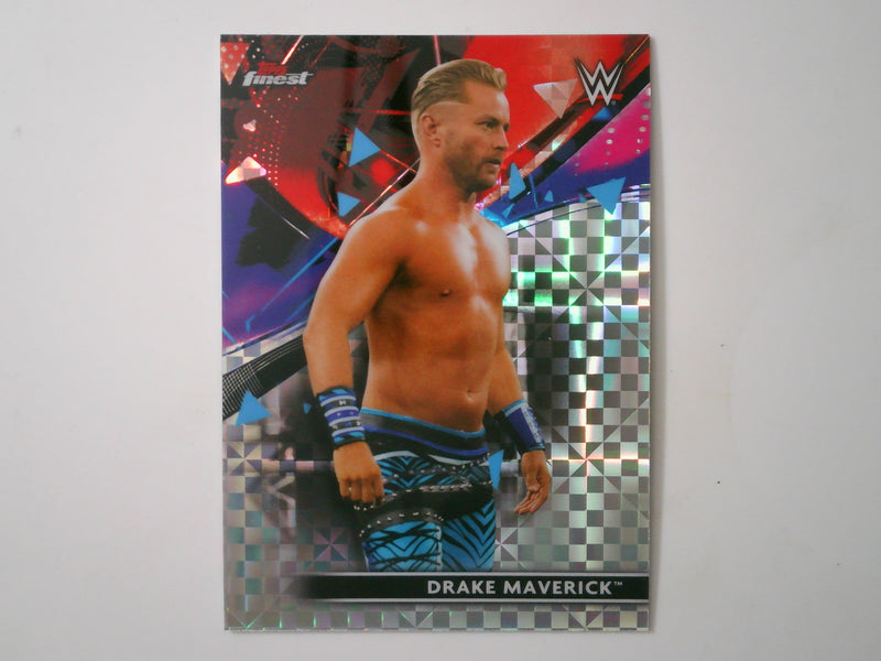 2021 Topps Finest WWE X-Fractor #82 Drake Maverick