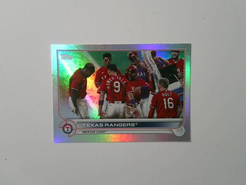 2022 Topps Rainbow Foil #558 Texas Rangers