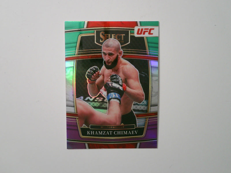 2022 Panini Select Tri Color Prizm #39 Khamzat Chimaev