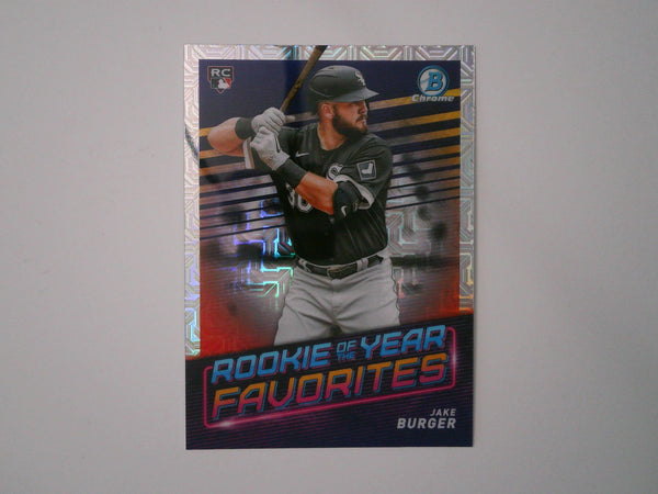 Jake Burger 2022 Bowman Chrome Rookie of the Year Favorites Series