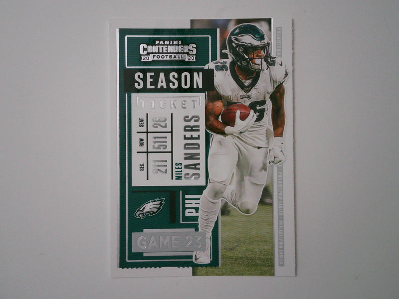 2020 Panini Contenders #28 Miles Sanders